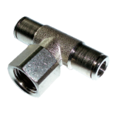 A124 - Rotary Tee Adaptor Female, Parallel