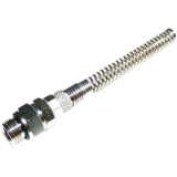 E535 - Rotary Male Connector Swivel, With Spring, Parallel