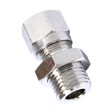 D402 - Straight Male Adaptor, Parallel,